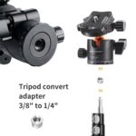K&F concept BH-28L Ball Head for tripod 1/4‘’ Quick Release Plate - Payload 10kg - Image 5