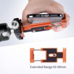 K&F Concept CA02 Aluminum Multi Quick Release Plate 2 in 1 Tripod & Mobile Phone  - Image 4