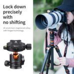 K&F Concept Camera Tripod Ball Head with 1/4 Inch - 8 kg Load Capacity - Image 2