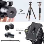 K&F Concept Camera Tripod Ball Head with 1/4 Inch - 8 kg Load Capacity - Image 3