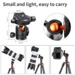 K&F Concept Camera Tripod Ball Head with 1/4 Inch - 8 kg Load Capacity - Image 4