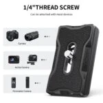 K&F Concept camera accessory with 1/4 inch thread screw for cameras and devices.