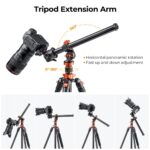 Tripod extension arm with camera for panoramic photography, available at Camix UK.