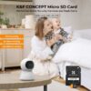 K&F CONCEPT 64GB micro SD memory card U3/V30/A1 with adapter