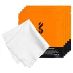 Camera cleaning cloths and wipes for photography equipment maintenance.
