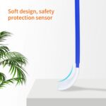 Camera cleaning brush with soft design and safety protection sensor.