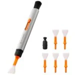 K&F Concept camera cleaning kit with brush and swabs for photography gear maintenance.