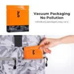 K&F Concept microfiber cleaning cloth in vacuum packaging, easy to carry.