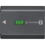 Sony InfoLITHIUM Z battery for digital cameras and camcorders.