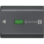 Sony InfoLITHIUM Z battery for digital cameras and camcorders.