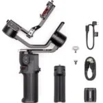 Camera gimbal and accessories for stabilizing video footage, available at Camix UK.