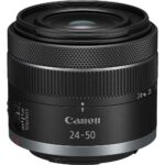 Canon RF 24-50mm lens for mirrorless cameras, available at Camix UK.