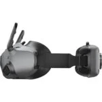 Side view of DJI drone goggles with adjustable strap, available at Camix UK.
