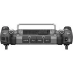 Top view of a camera accessory with multiple ports including USB and HDMI.