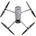 DJI drone with four propellers, ideal for aerial photography and videography.