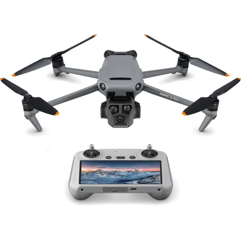 DJI drone with remote control, available at Camix camera shop UK.