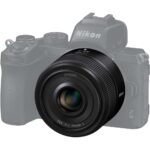 Nikon Z 40mm f/2 lens on a Nikon Z camera body, ideal for mirrorless photography.