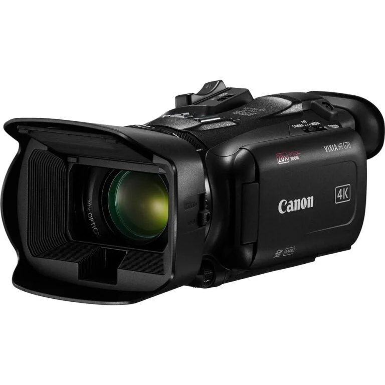 Canon LEGRIA HF G70 Camcorder, 4K video camera available at Camix UK.