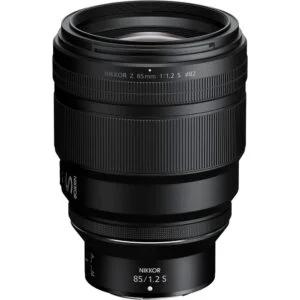 Nikon Z 85mm f/1.2 S lens for mirrorless cameras, ideal for portrait photography.