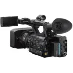 Professional Sony video camera with adjustable screen and lens, available at Camix UK.