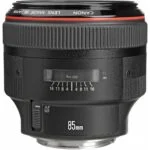 Canon 85mm lens for professional photography, available at Camix camera shop UK.