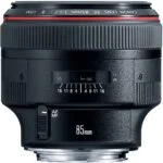 Canon EF 85mm f/1.2L II USM lens for professional photography.