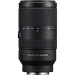 Sony E 70-350mm lens for mirrorless cameras, ideal for wildlife photography.