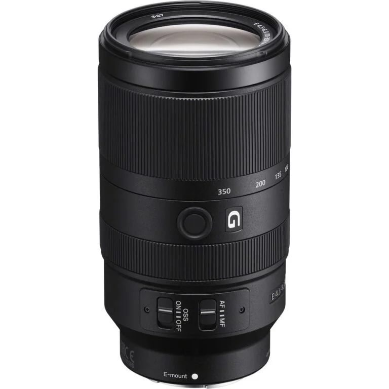 Sony E mount zoom lens for mirrorless cameras, available at Camix UK.