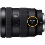 Sony E mount zoom lens with autofocus and manual focus switch, ideal for photography enthusiasts.