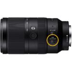 Sony E mount zoom lens with optical stabilization switch, ideal for photography gear enthusiasts.