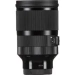 Sigma camera lens with optical stabilizer, ideal for professional photography.