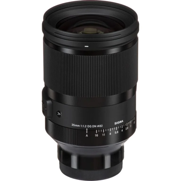 Sigma 35mm f/1.2 DG DN Art lens for mirrorless cameras, available at Camix UK.