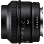 Sony FE 50mm f/2.5 G lens for mirrorless cameras, available at Camix UK.