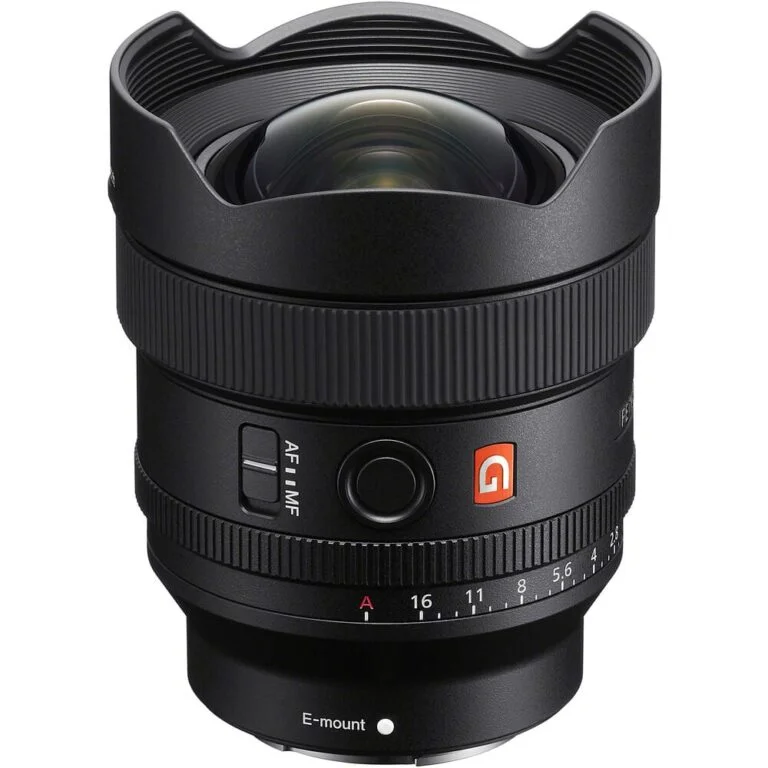 Sony E mount wide angle lens for professional photography, available at Camix UK.