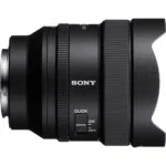 Sony camera lens with focus and zoom rings, ideal for professional photography.