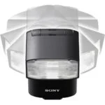 Sony camera flashgun for professional photography lighting.