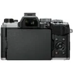 Back view of a mirrorless camera with a flip-out screen, available at a UK camera shop.