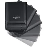 Speedlite EL-5 flashgun with adjustable angles for versatile lighting in photography.