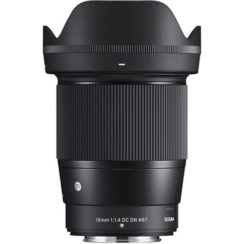 1677667235_1753807 Sigma 16mm f/1.4 DC DN lens for mirrorless cameras, available at Camix UK.