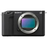 Sony mirrorless camera body with E-mount, available at Camix UK.