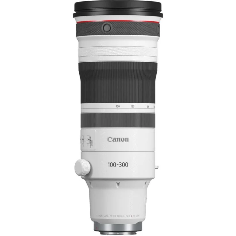 Canon 100-300mm telephoto lens for professional cameras.
