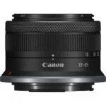 Canon RF 18-45mm lens for mirrorless cameras, ideal for photography enthusiasts.