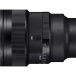 Sigma camera lens with focus and zoom rings, ideal for professional photography.