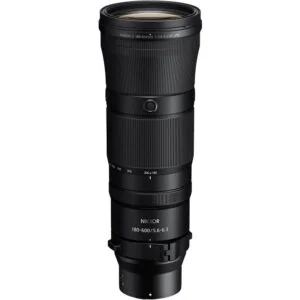 Nikon Z 180-600mm telephoto zoom lens for professional photography.