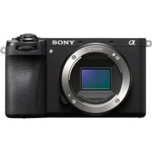 Sony mirrorless camera body with E-mount, ideal for photography enthusiasts.