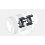 Illustration of a camera lens with internal components, suitable for professional photography gear.