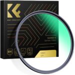 K&F Concept Nano-X MRC UV filter with packaging, ideal for camera lens protection.