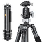 K&F Concept Carbon Fiber Professional Photography Tripod with 36mm Metal Ball Head Max Load 16KG Max Height 172cm for Indoor Outdoor