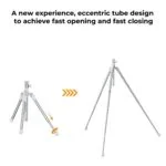 K&F Concept camera tripod with fast opening and closing design.