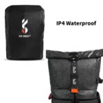 K&F Concept waterproof camera bag with rain cover, ideal for photographers in the UK.